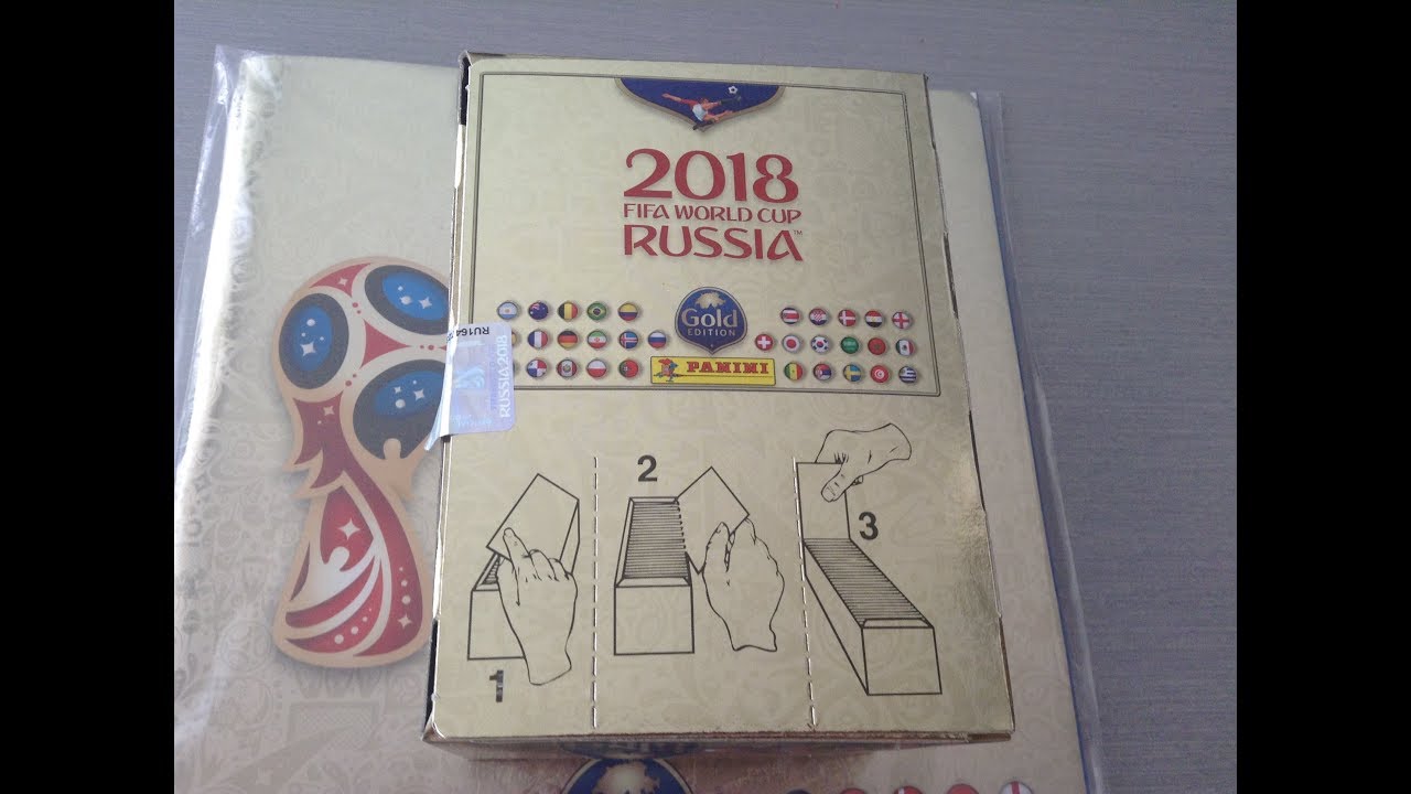 PANINI WORLD CUP 2018 STICKER COLLECTION ***GOLD SWITZERLAND BOX***