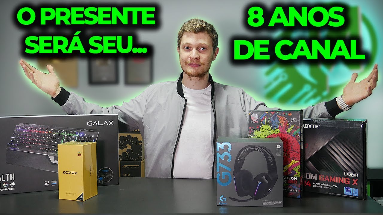 ANIVERSÁRIO DO TECNOART, MAS OS PRESENTES SÃO PARA VOCÊS!🔥8 ANOS DE CANAL