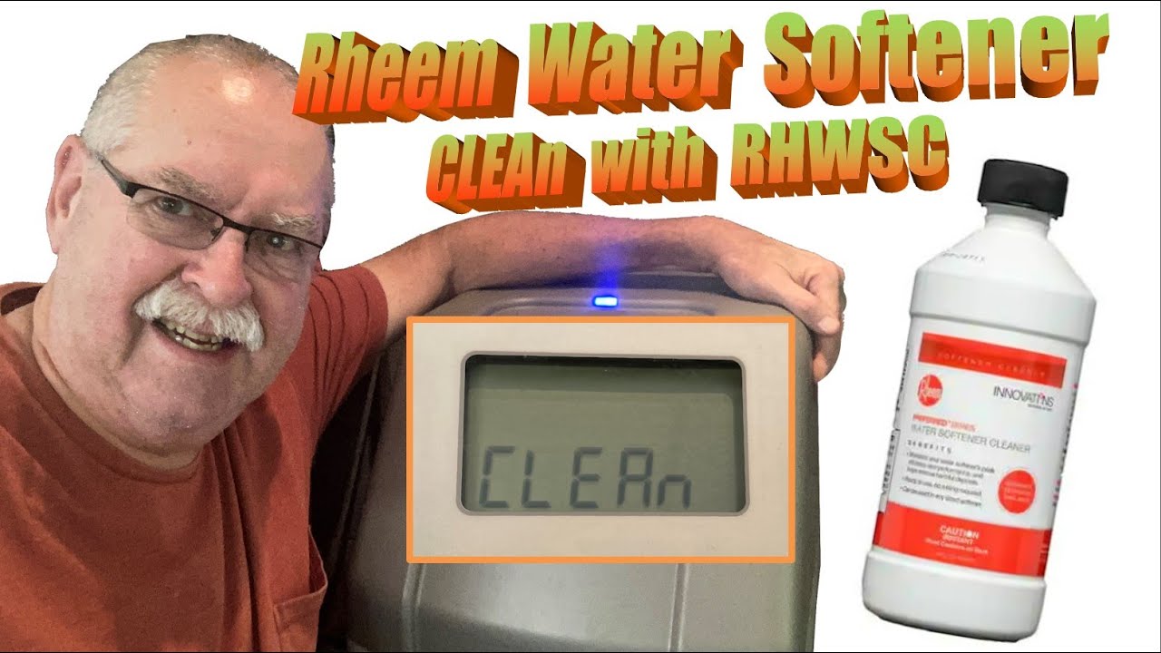 Rheem water softener RHS32  - Clean with RHWSC