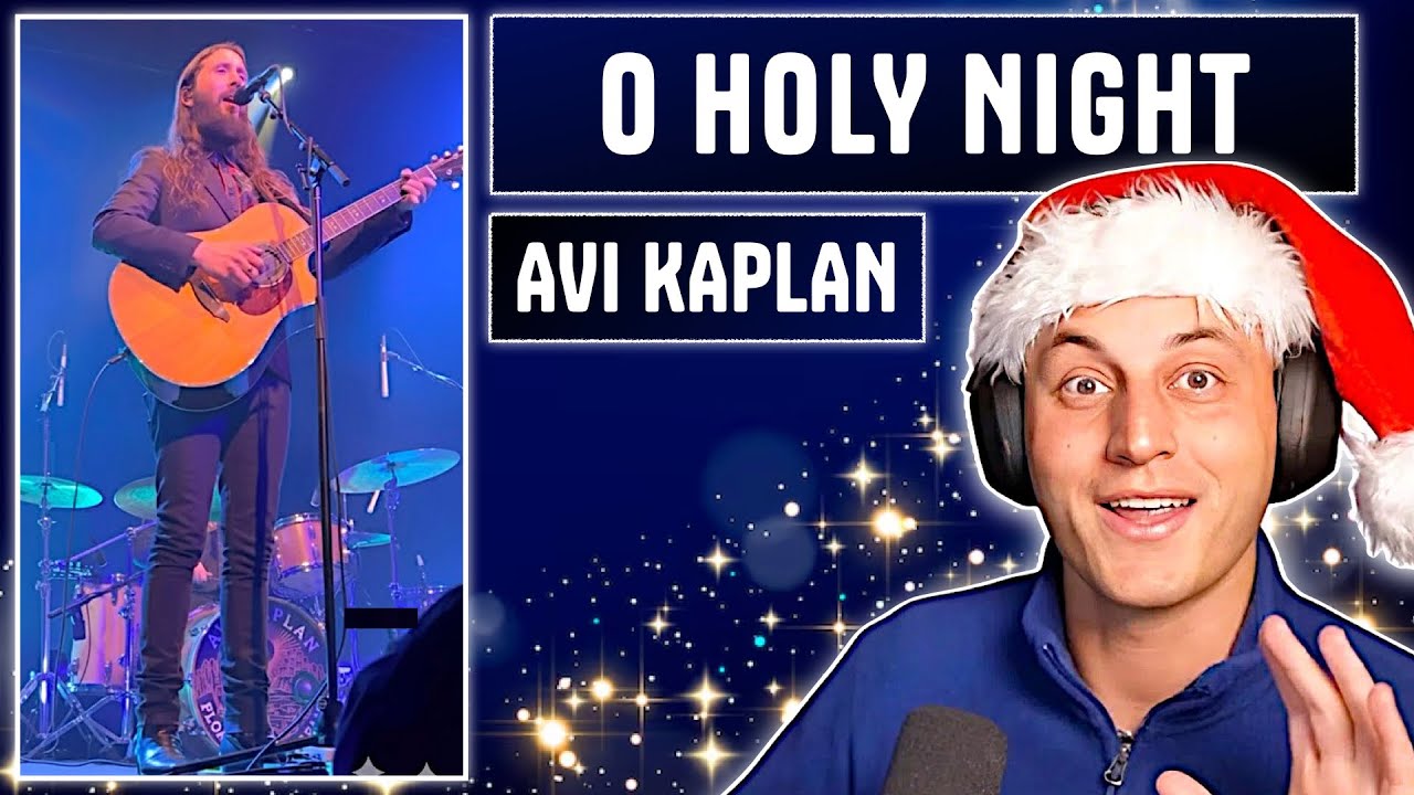 Avi Kaplan 'O HOLY NIGHT' | classical musician's reaction & analysis
