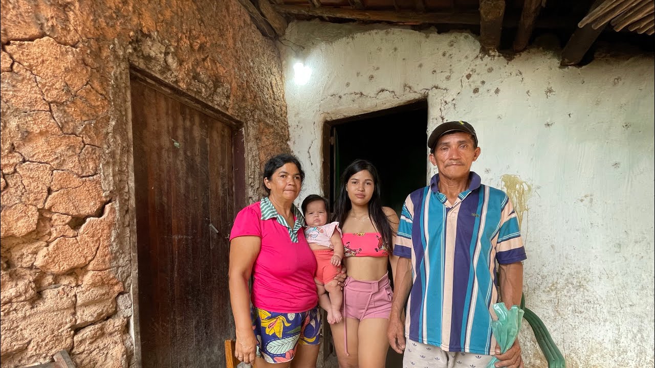 Pai de Gisele seu Evaldo fala do seu maior sonho ter um lado de tijolos 🧱 