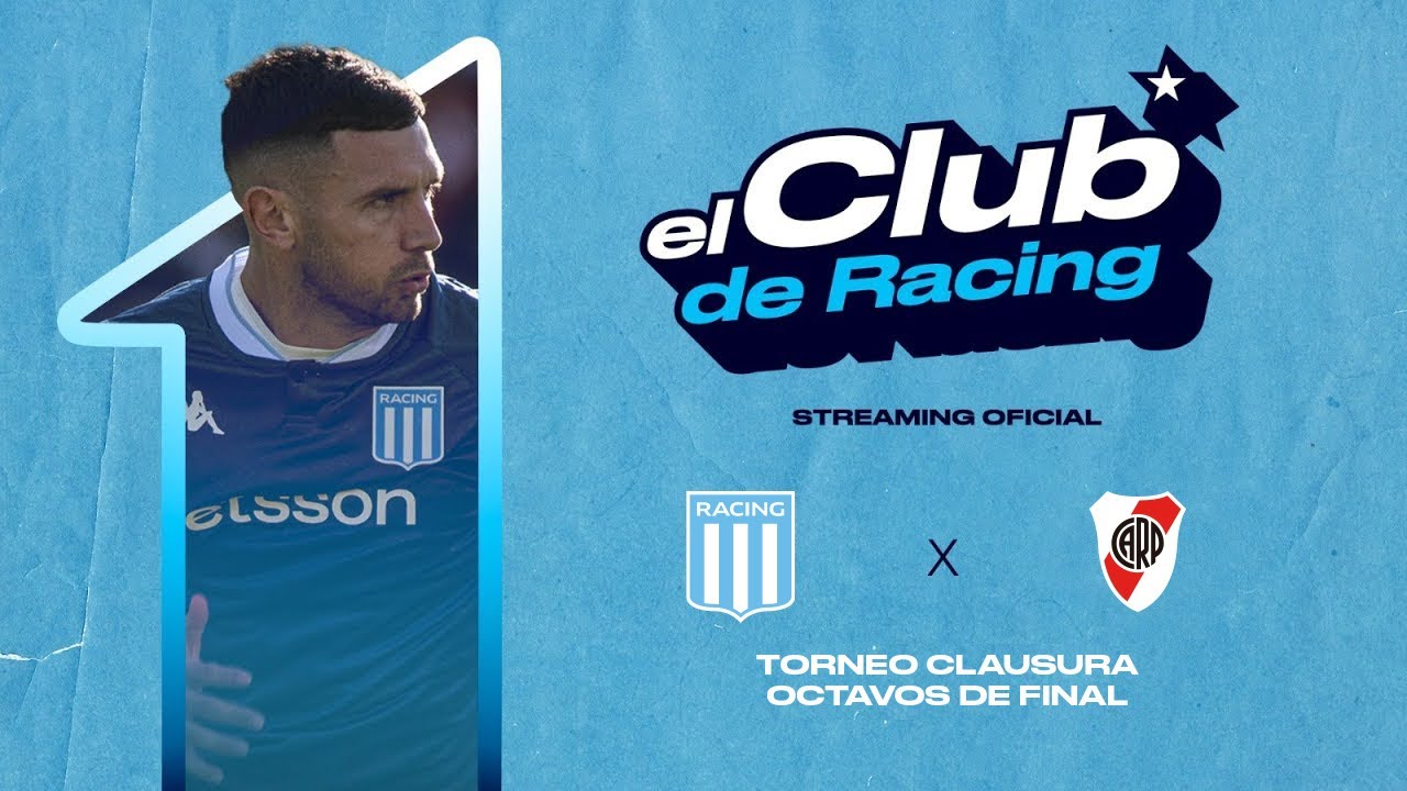 RACING VS. RIVER EN VIVO | Streaming oficial | Octavos de Final (24 nov 2025)