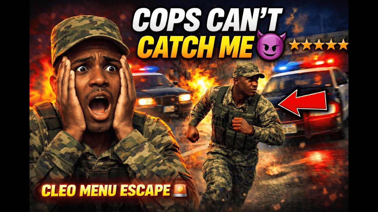 I PLAY GTA SA COPS CHASES ME AND USE CHEAT CODE