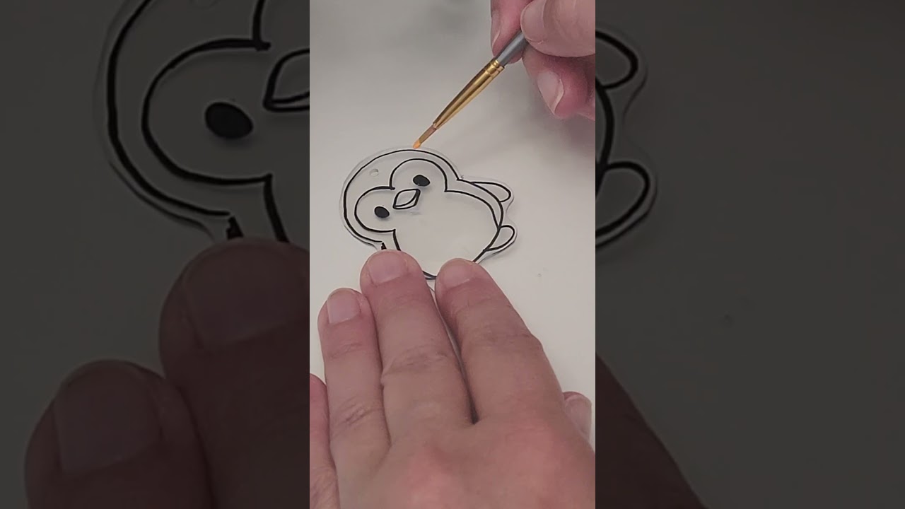 Breloczki Shrinky Dink &ndash; odrysuj obrazek i pomaluj tył #easycraft