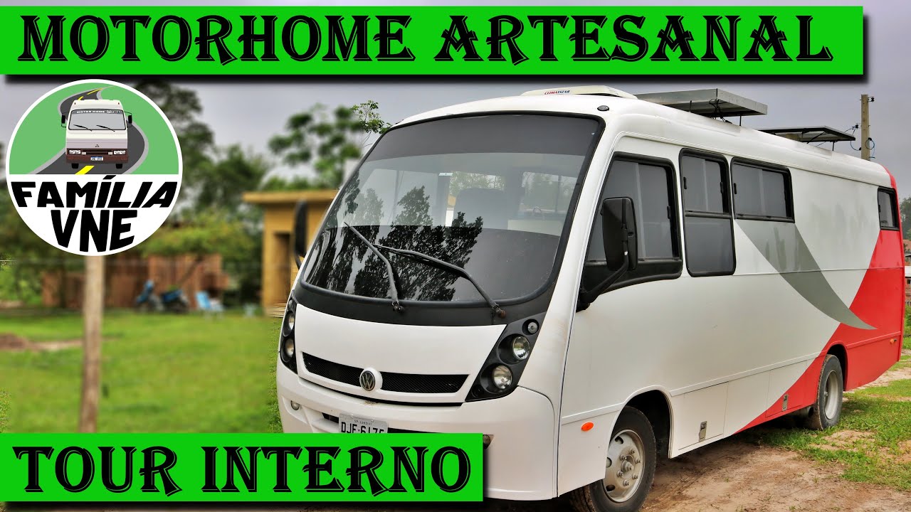 TOUR MOTORHOME ARTESANAL - MICRO ONIBUS VOLKSWAGEN - Feito em Casa