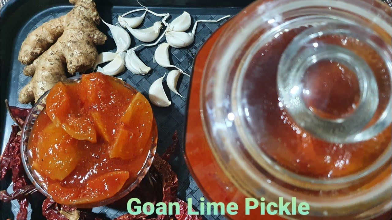 Goan Lime Pickle Recipe |Nimbu Achar |Lemon Pickle|sweet & sour Lime Pickle Recipe|Limbyache lonche|