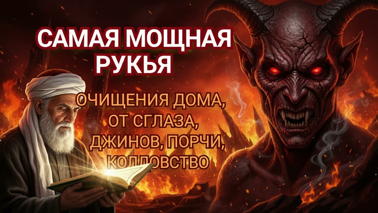 САМАЯ МОЩНАЯ РУКЬЯ ⚠️ СЛУШАЙ И ЗАЩИТИ СЕБЯ ОТ ДЖИННОВ, СГЛАЗА И СИЛЬНОГО НЕГАТИВА