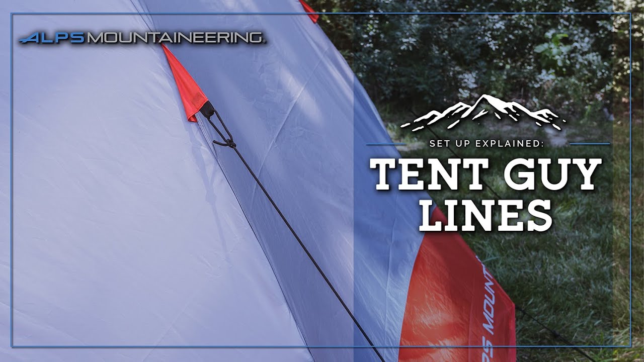 How to Guy out your Tent by ALPS Mountaineering