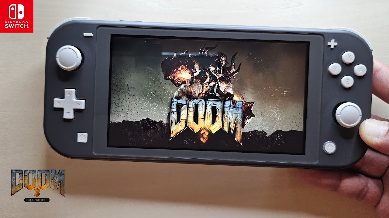 DOOM 3 Nintendo Switch Lite Gameplay