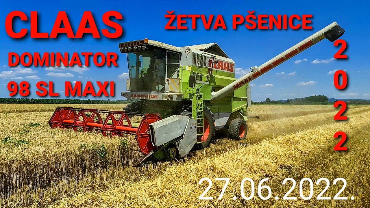 Zetva Psenice 27.06.2022. CLAAS DOMINATOR 98 SL MAXI | Wheat Harvest | Harvest 2022
