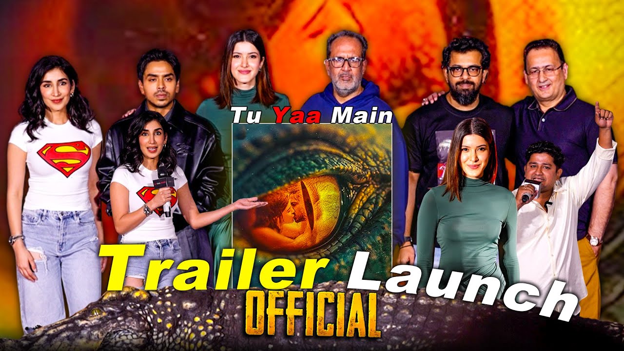 UNCUT Shanaya Kapoors & Adarsh Gourav Chemistry 😍 | Tu Yaa Main Trailer Launch FULL EVENT
