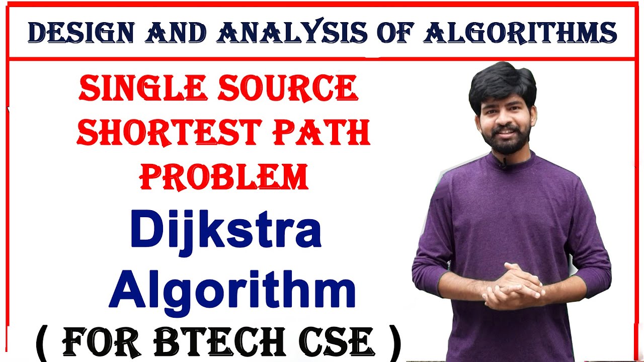 shortest path problems || single source shortest path problem ||  dijkstra's algorithm | daa subject