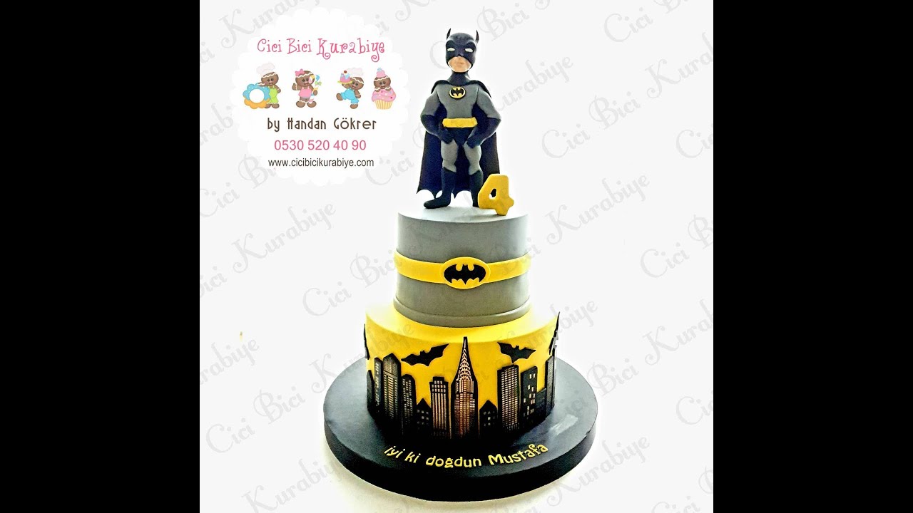 Batman Figure and Cake Tutorial