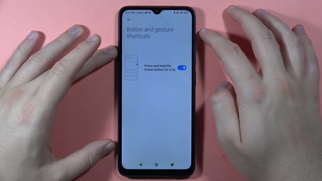 Redmi 12C: Power Button Google Assistant Off - Power Key Shortcut #redmi