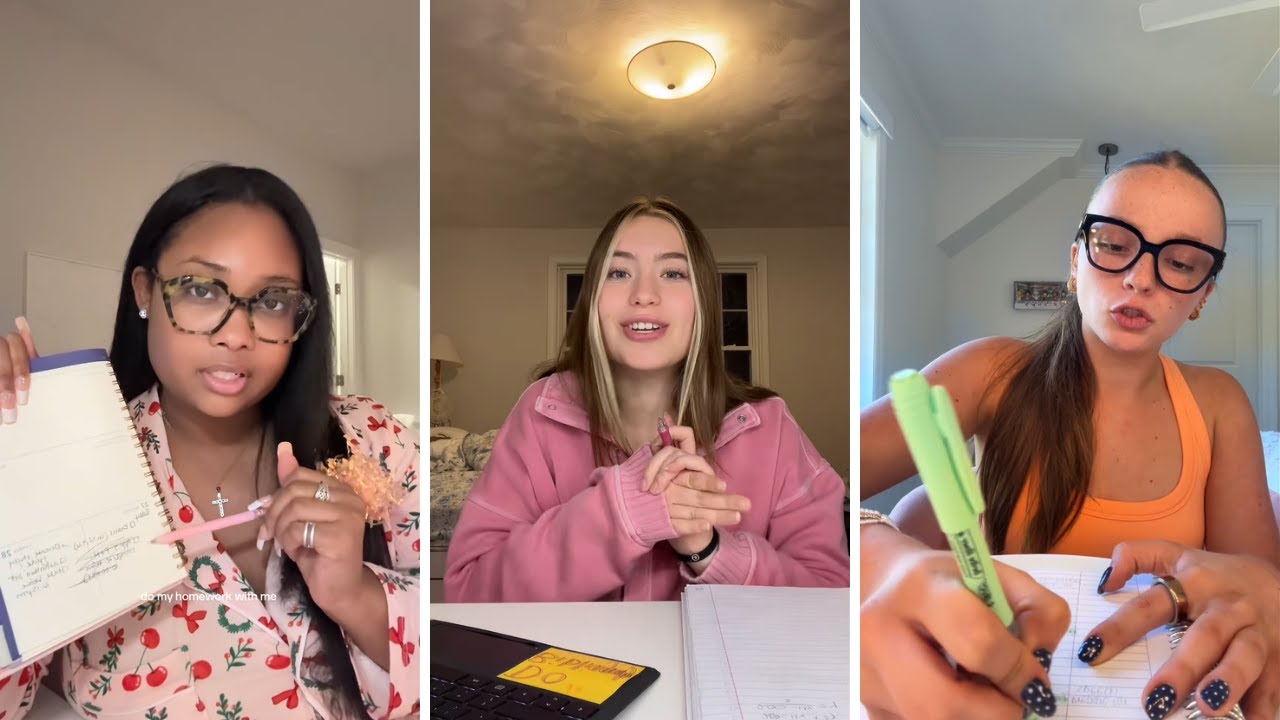 Поделай со мной домашнее задание | Подборка из TikTok