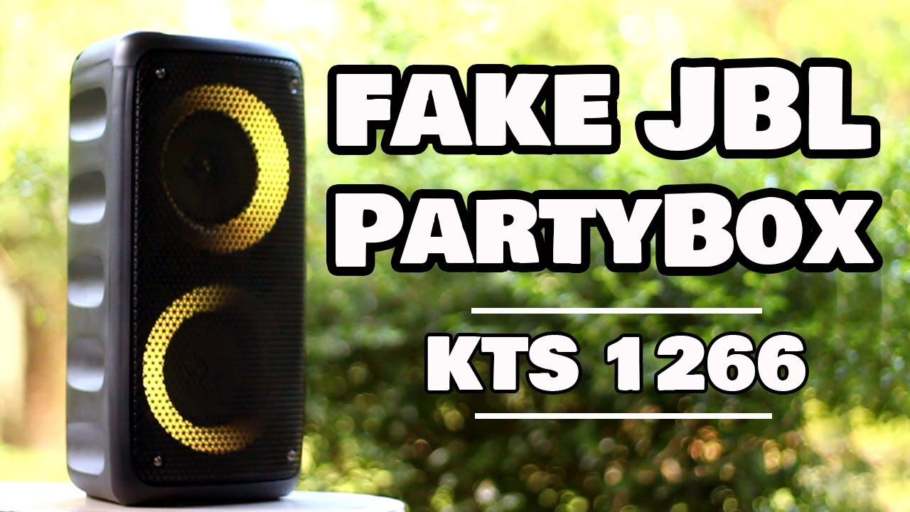FAKE JBL PartyBox (KTS 1266) Speaker FULL Review