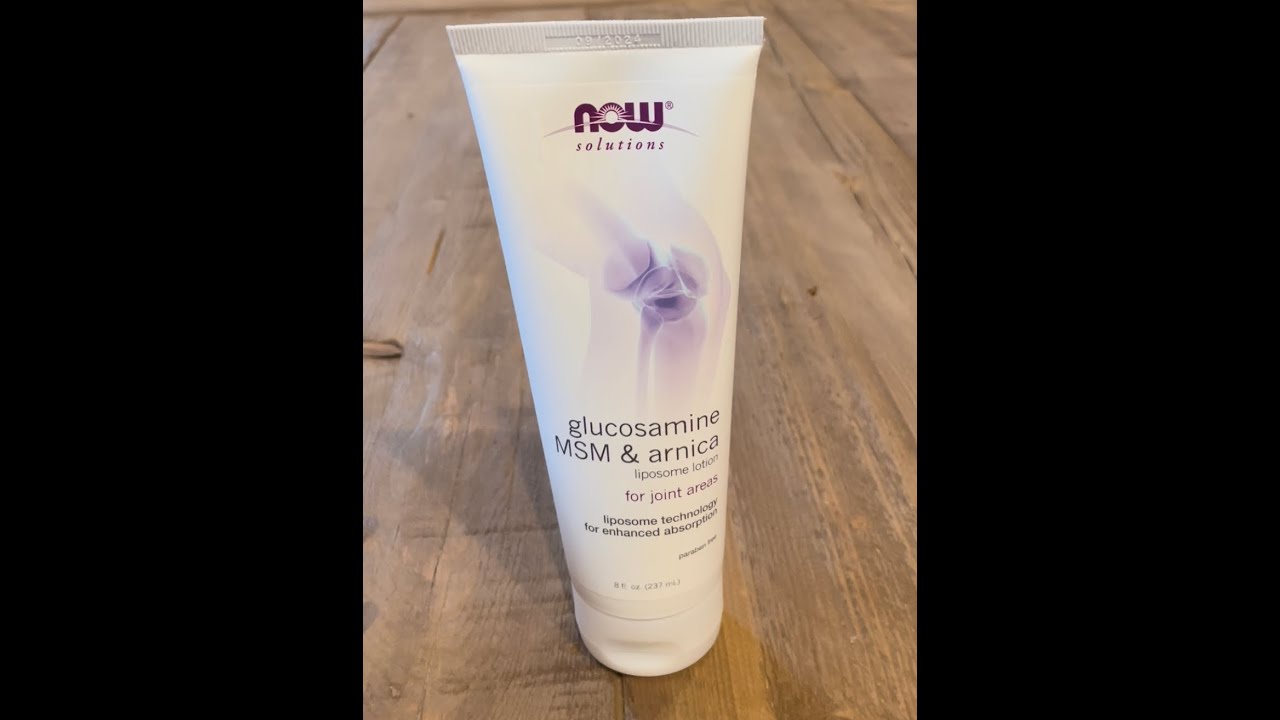 Now Solutions glucosamine, MSM & arnica liposome lotion Review