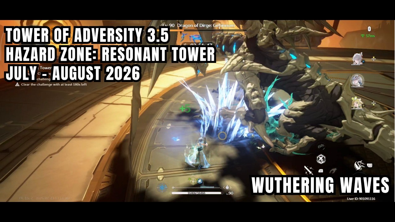 [Wuthering Waves Tower Of Adversity] Hazard Zone: Resonant Tower - July / August 2026 ToA 3.5 3.6