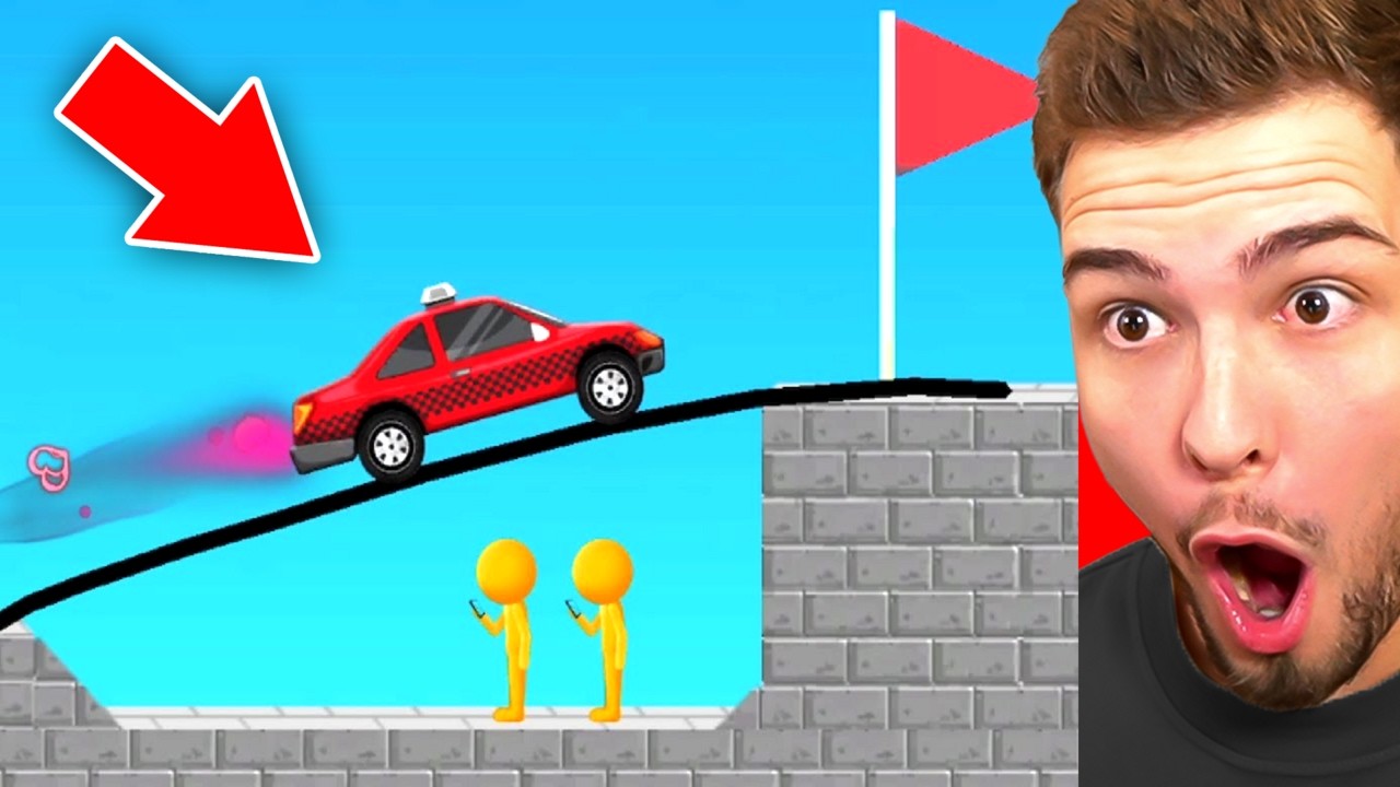 ZEICHNE DEN RICHTIGEN WEG ZUM ZIEL! (Draw Bridge)