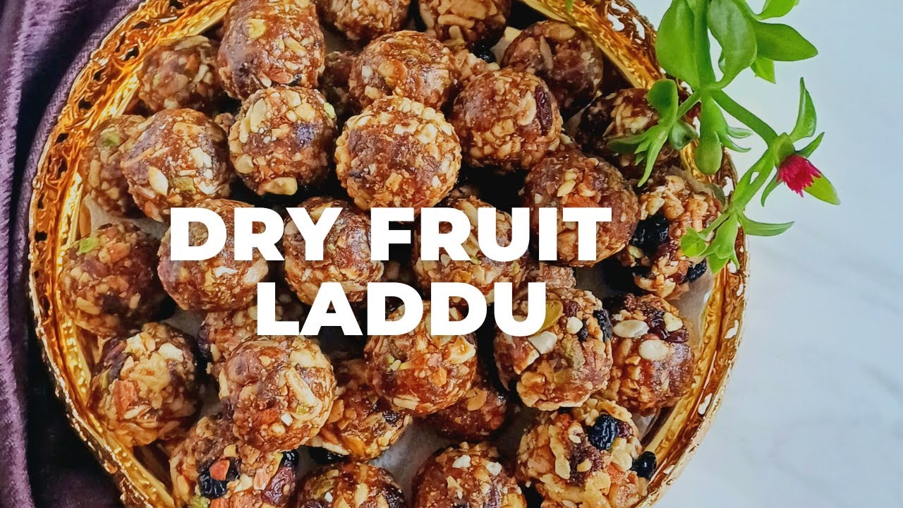 Dry Fruit Laddu l Healthy and Refined Sugar Free Laddu - Flavours Treat