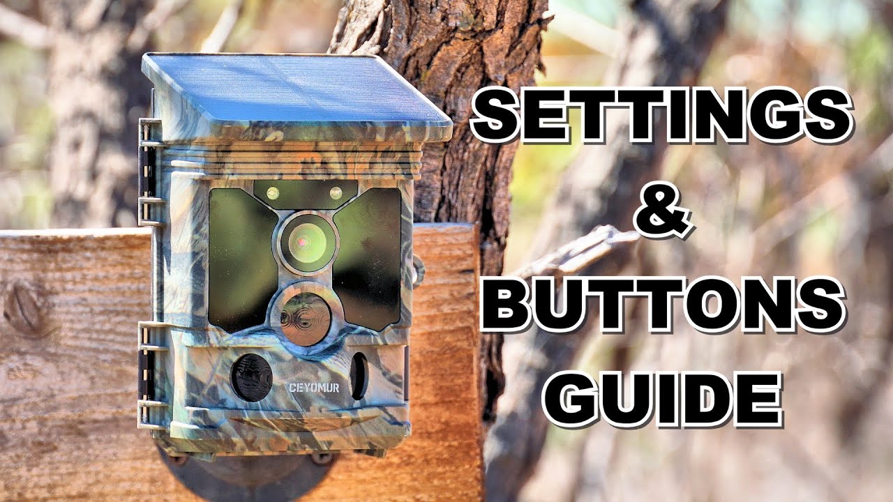 🔥 Ceyomur Solar 4K Trail Camera Settings and Menu Walkthrough Guide