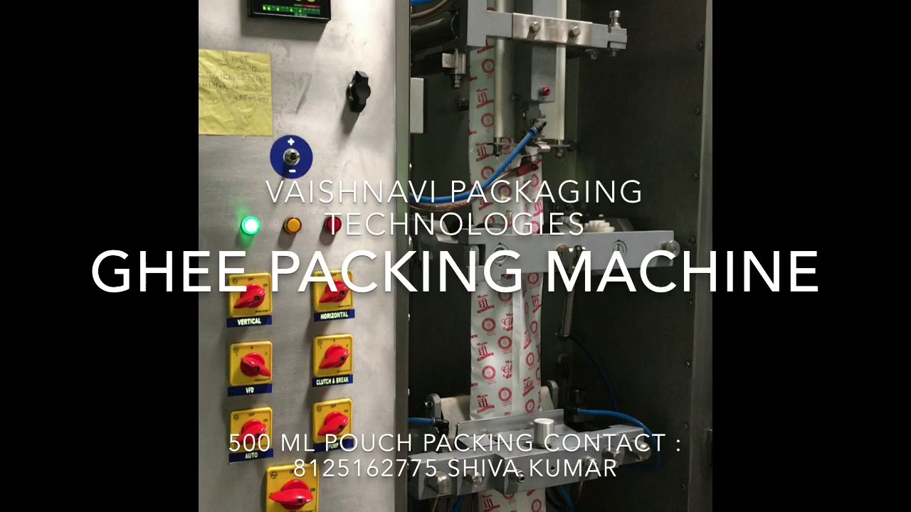 Ghee Packing Machine