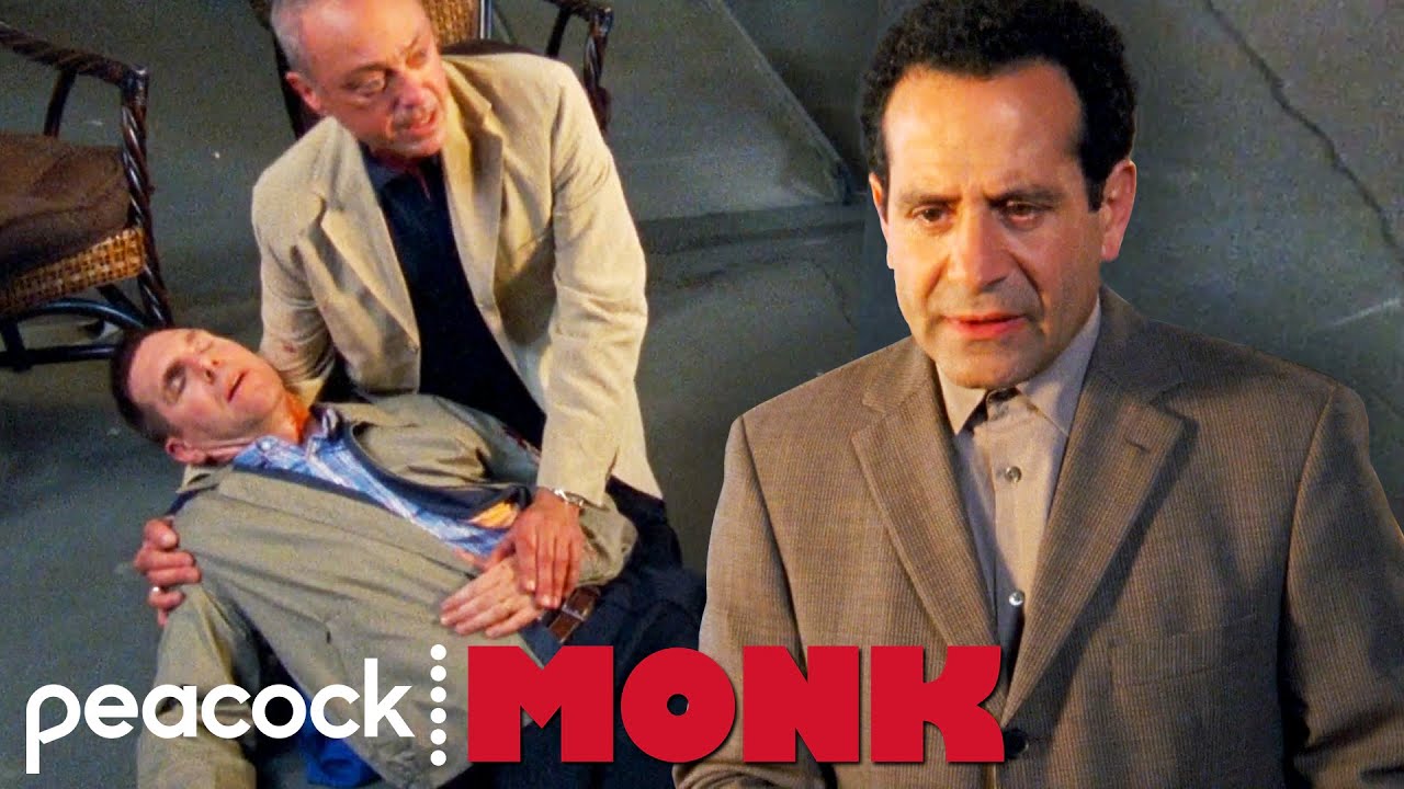 Harold Takes a Bullet to Save Dr. Kroger's Life | Monk