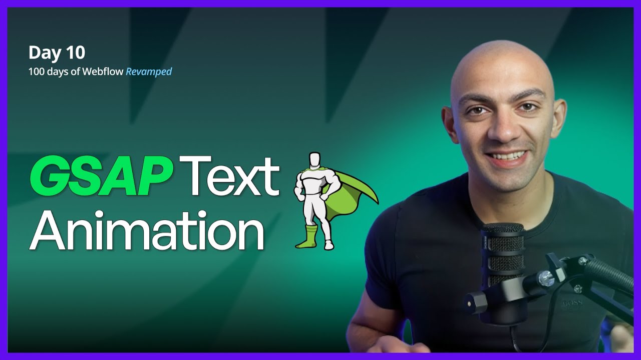 How to Create Stunning Text Animations with GSAP in Webflow 💫