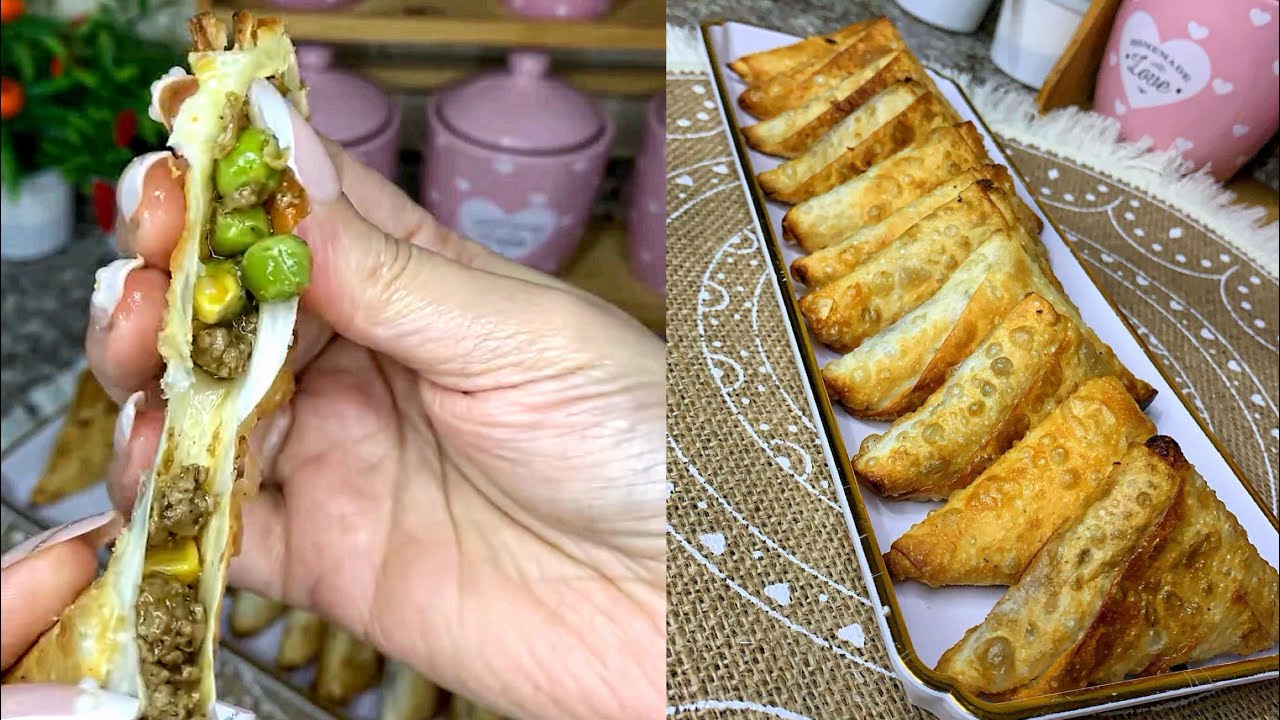 سمبوسك رمضان 🌙📿 بألذ حشوتين (لحمة وخضار /بطاطا) رح تبهريهم بأطيب نكهات😋