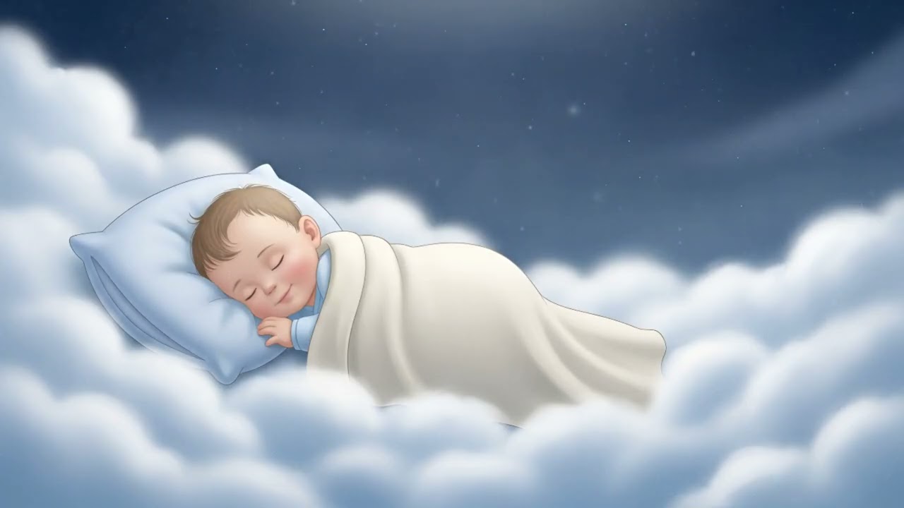 🌙 Sleep Instantly Within 3 Minutes 😴 Baby Sleep Music ♫ Mozart & Brahms Lullaby