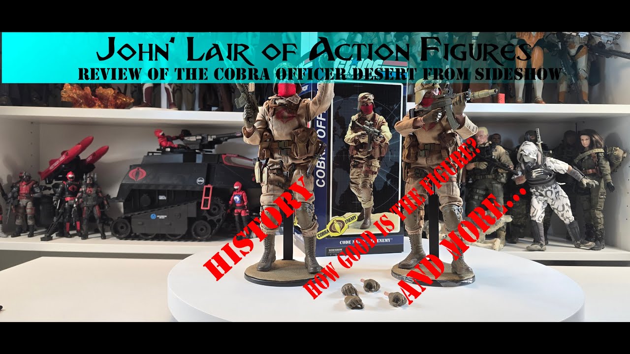 Review of Cobra Officer Desert version from Sideshow Collectibles 100079