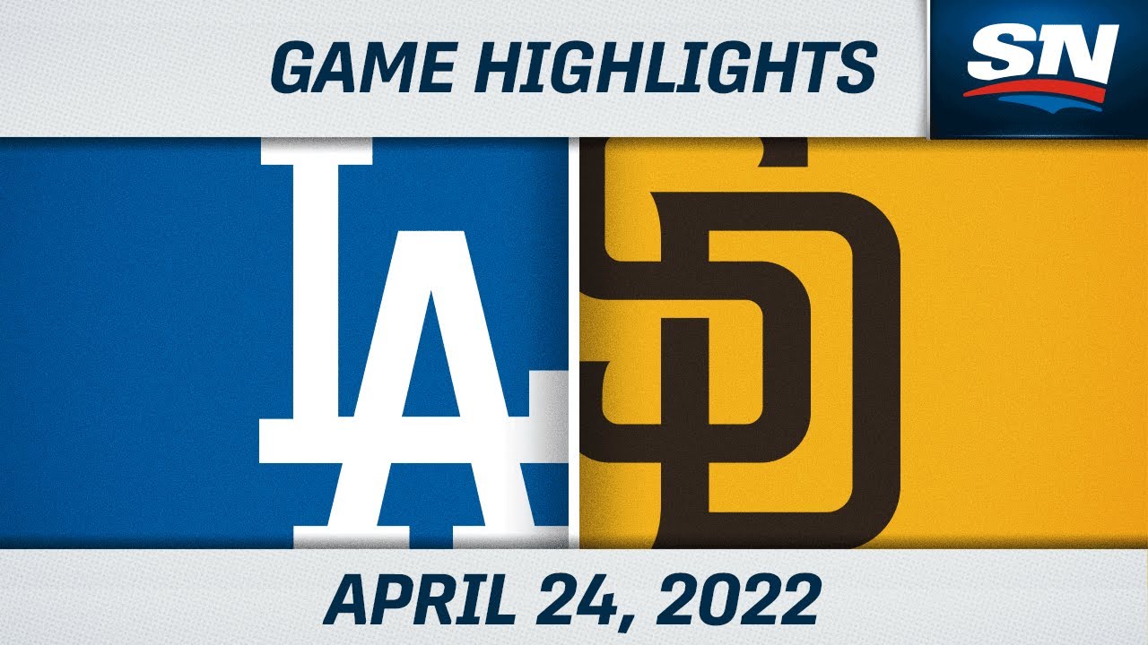 MLB Highlights | Dodgers vs. Padres - Apr. 24, 2022