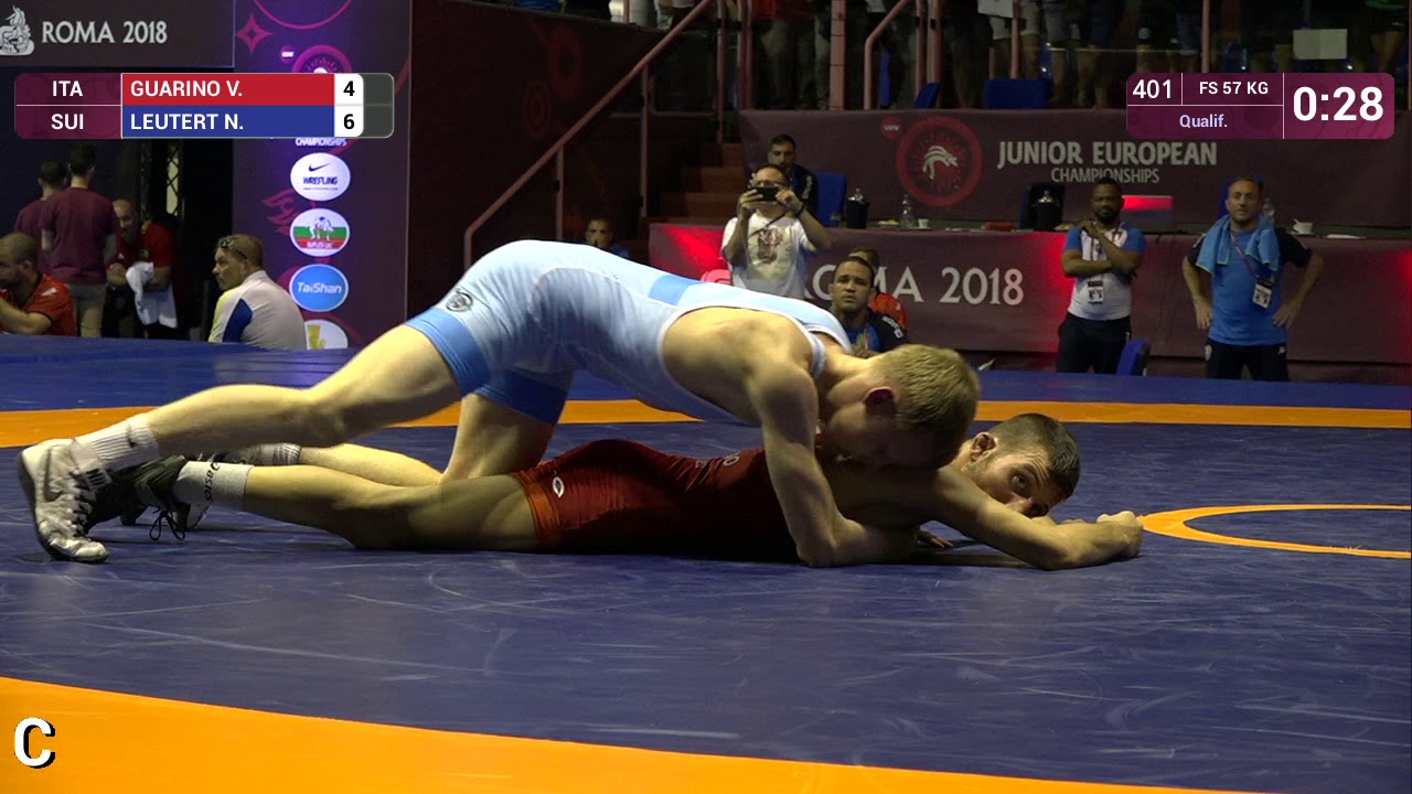 Qual. FS - 57 kg: V. GUARINO (ITA) v. N. LEUTERT (SUI)