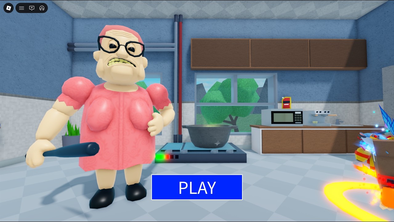 EVIL GRANDMA IS WATCHING ME! 😱 CAN I ESCAPE THIS ROBLOX OBBY?!