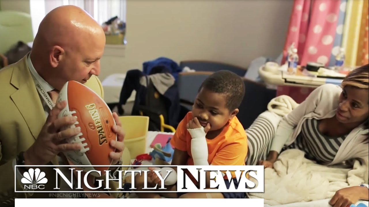 Boy With First-Ever Double Hand Transplant Leaves Hospital for Home | NBC Nightly News