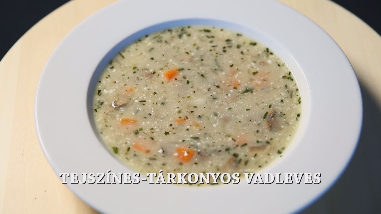 M5 TV – Gasztro percek - Tejszínes-tárkonyos vadleves – 2021/13. adás – 2021.03.27.