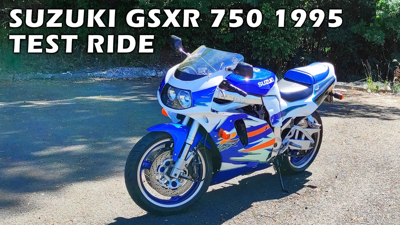 TESTANDO SUZUKI GSXR 750 1995  *test ride*