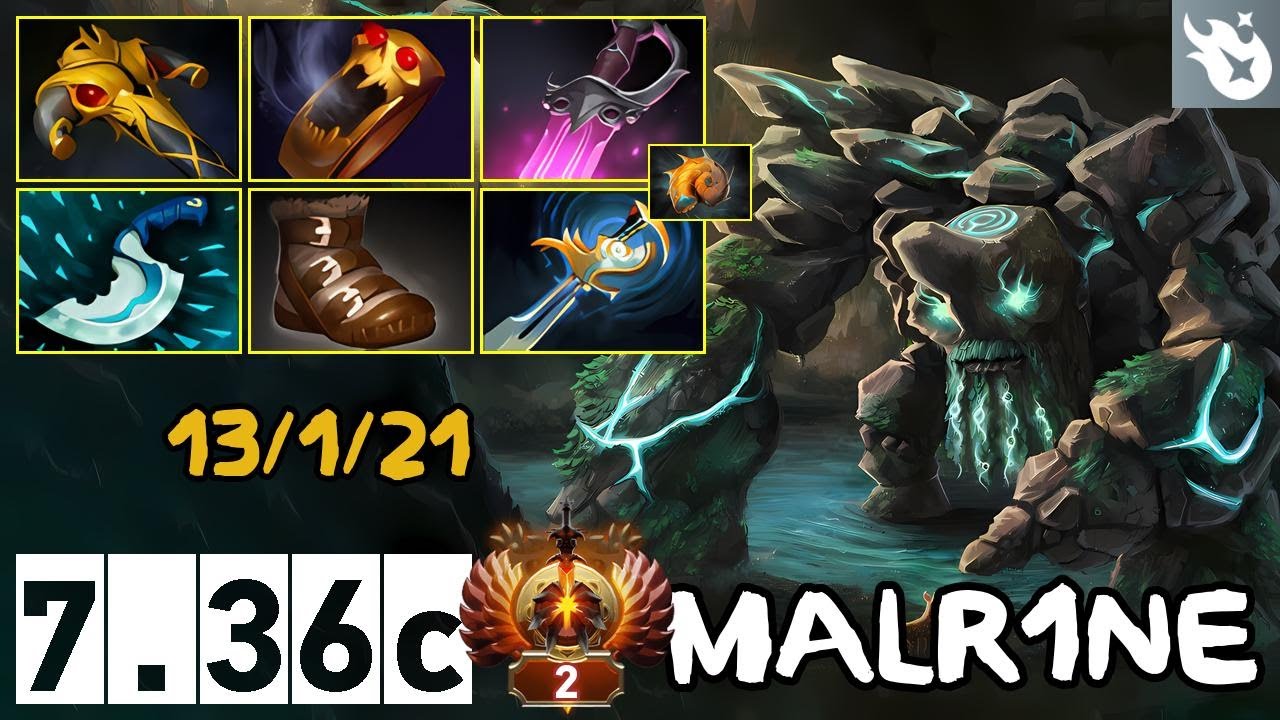 Mid Tiny [Crash Landing] | 13/1/21 | Malr1ne | 7.36c | Immortal Dota 2 Pro Plays