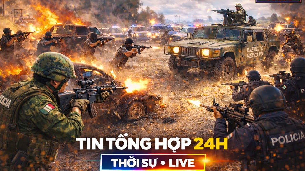 TIN NÓNG 24/7: CUỘC ĐỐI ĐẦU CARTEL MEXICO BƯỚC VÀO GIAI ĐOẠN NGUY HIỂM