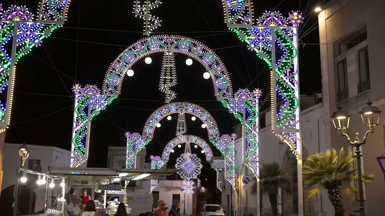 Luminarie DECOLUX, Giuggianello, Salento, Puglia.
