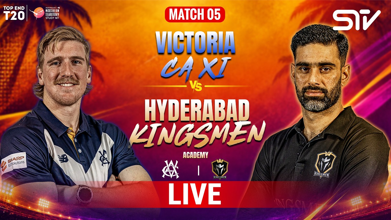 Live | Victoria vs Kingsmen | Match 5 | DXC Arena | Top End T20 Series  2026 | ZP1U