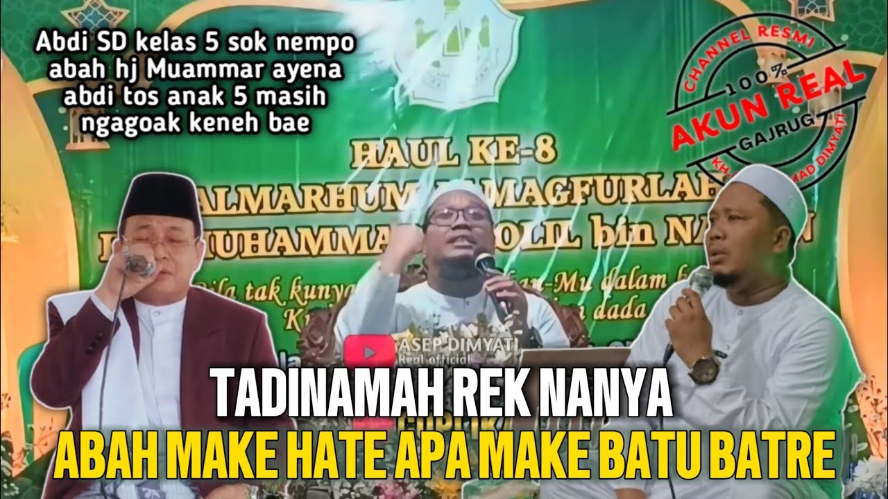Ngakak momen kh. asep dimyati bersama kh muammar za || terbaru ceramah kh. asep dimyati cikupa