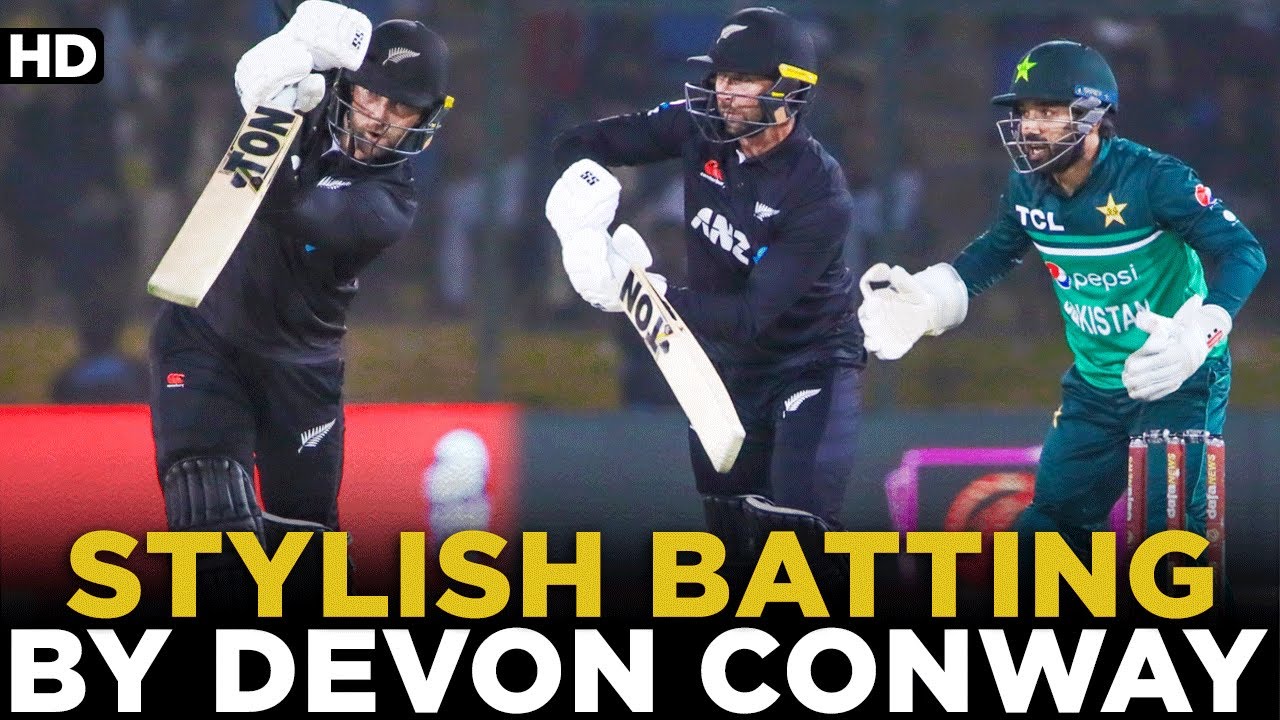 Stylish Batting By Devon Conway | Pakistan vs New Zealand | 3rd ODI 2023 | PCB | MZ2L