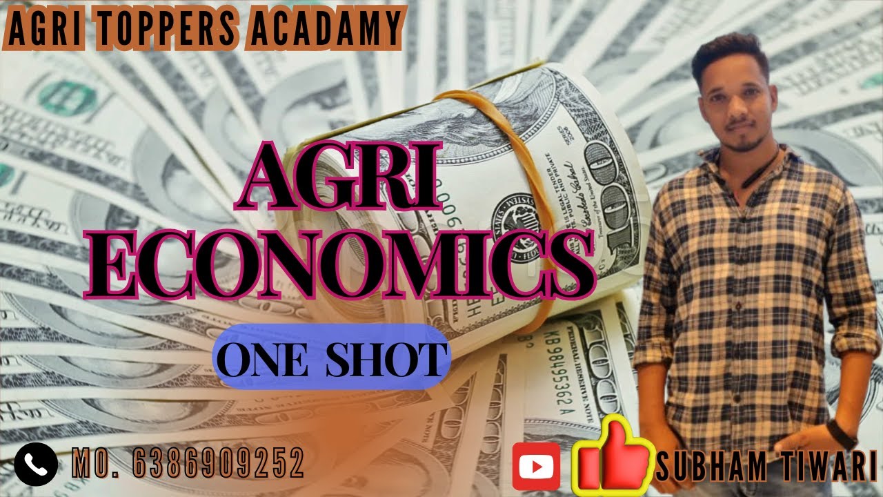 AGRI  ECONOMICS //  ONESHOT // UPCATET// AGTA  // SUBHAM SIR