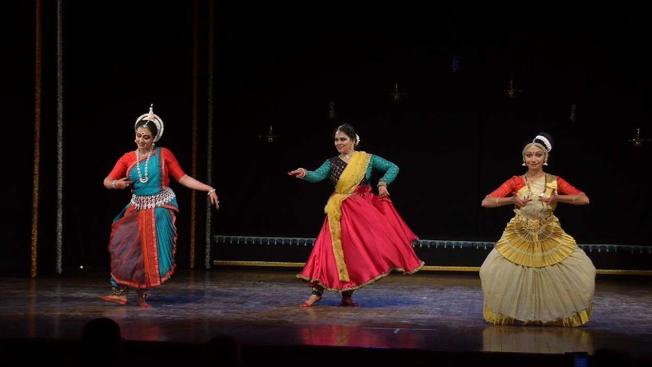 Indian classical Jugalbandi of Kathak , odissi and Mohiniyattam on Charishnu