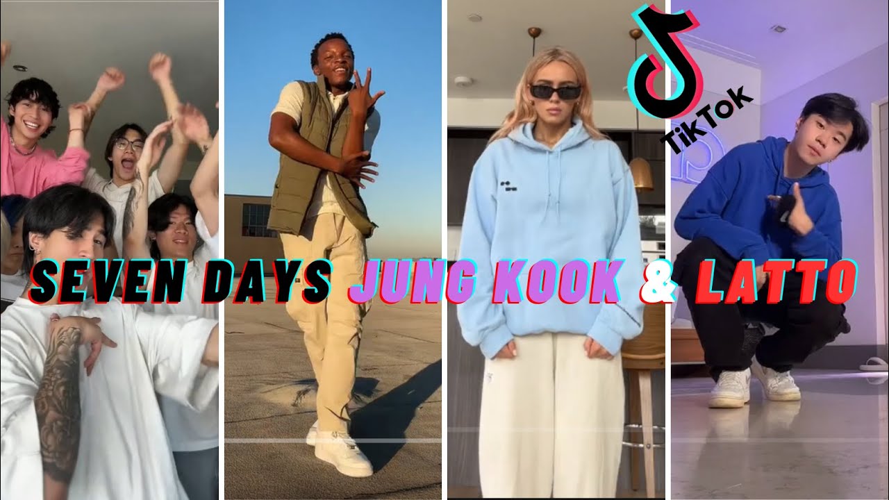 Seven Days - Jung Kook & Latto TikTok Dance Challenge Compilation | #SevenDaysAWeek Challenge