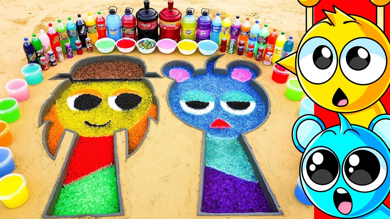 SKY & SIMON Got TURNED INTO ORBEEZ...