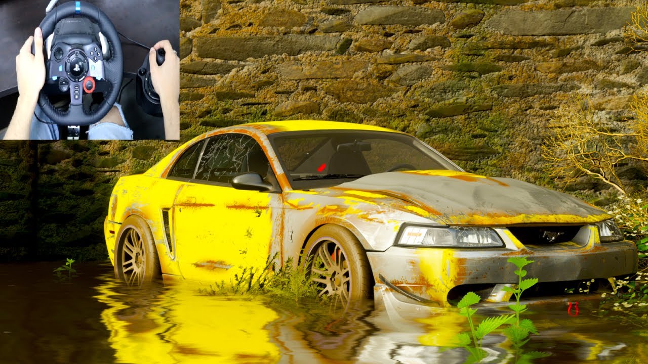Rebuilding A Ford Mustang Cobra SVT R - Forza Horizon 4 (Steering Wheel + Shifter) Gameplay