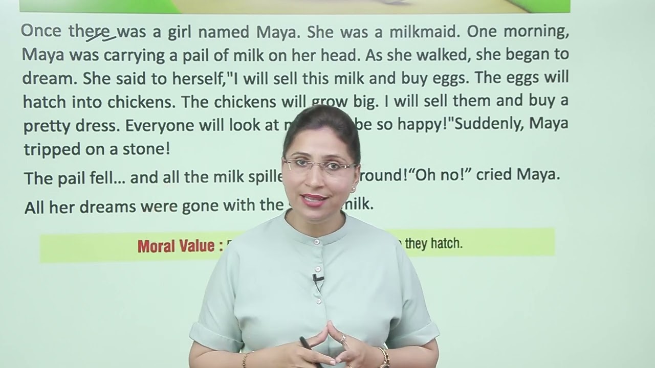 Ch 2    | The Milkmaid and Her Pail | My Gk & Moral Book | Class 0 | Growing Mind | For children