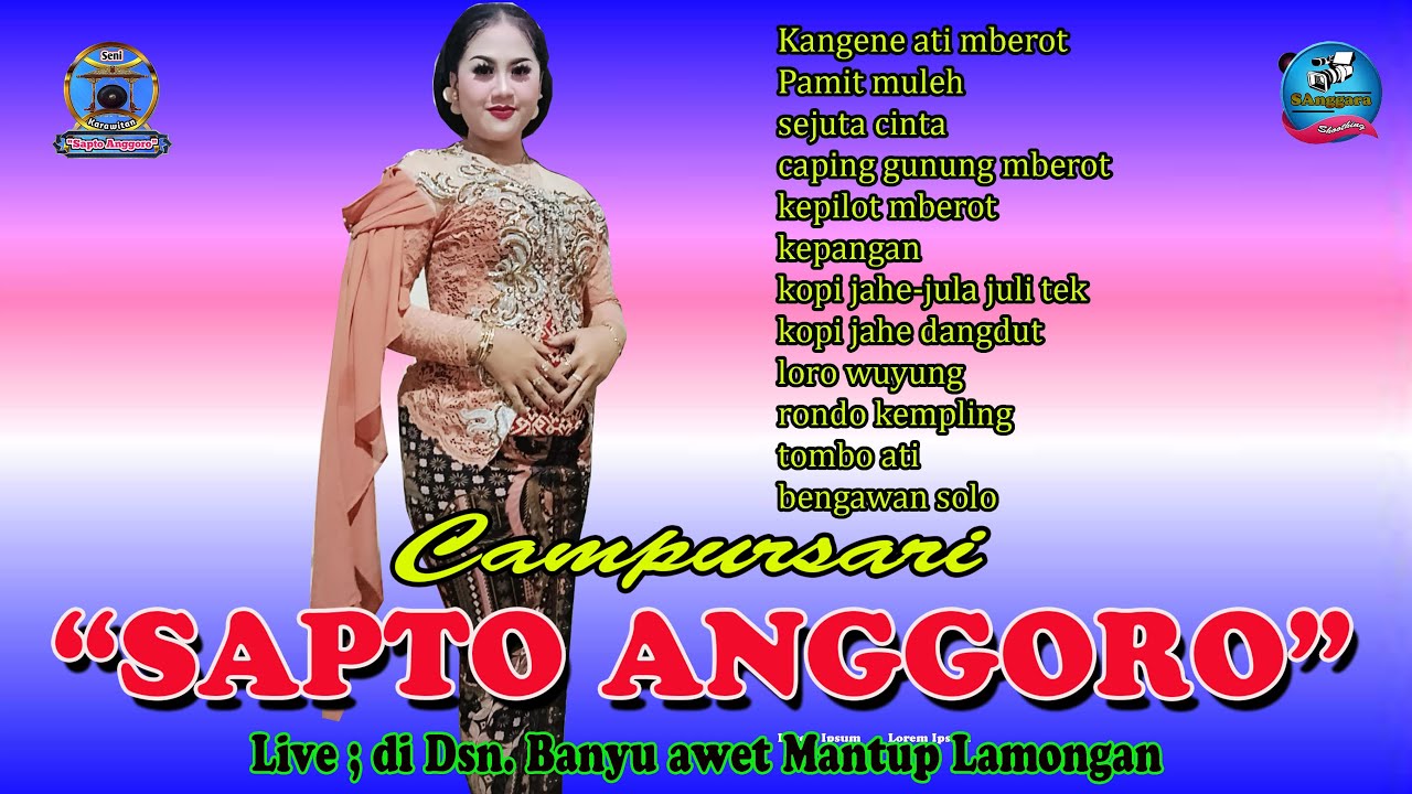 campursari jawa Sapto Anggoro live di banyu awet Lamongan part.2
